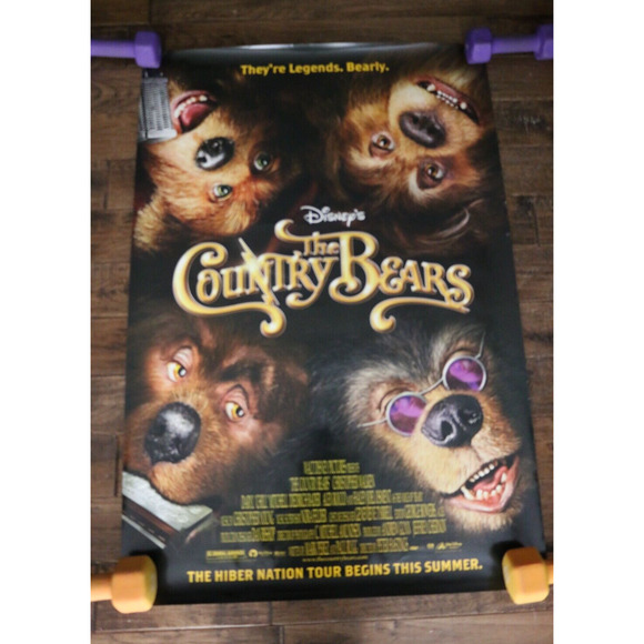 VINTAGE The Country Bears 2005 Original Movie Poster 27x40 Rolled Double Sided - Picture 1 of 5